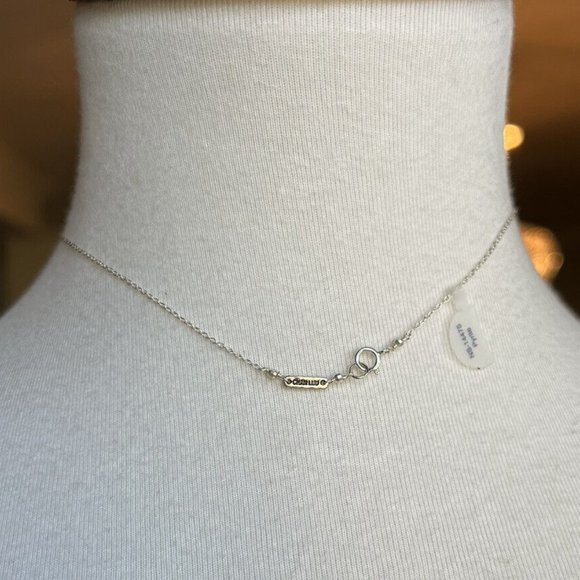 New Authentic Chan Luu Pyrite Teardrop Pendant Necklace - Picture 3 of 4